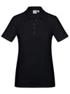 Ladies Aero Polo - Solid Black