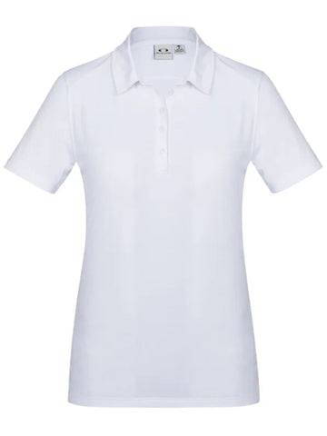 Ladies Aero Polo - White