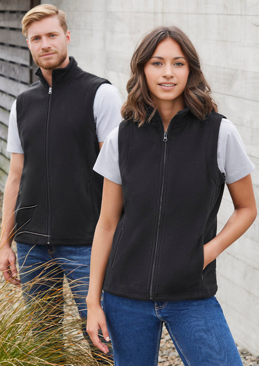 Ladies Poly Fleece Vest