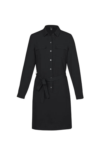 Chloe Georgette Shirt Dress