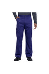 Cherokee Men's WW Revolution Fly Front Drawstring Cargo Pant - Grape