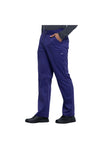 Cherokee Men's WW Revolution Fly Front Drawstring Cargo Pant - Grape