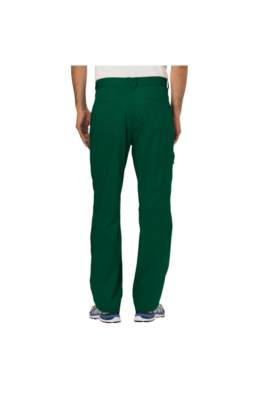 Cherokee Men's WW Revolution Fly Front Drawstring Cargo Pant - Hunter Green