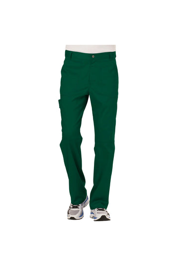 Cherokee Men's WW Revolution Fly Front Drawstring Cargo Pant - Hunter Green