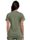 Cherokee Women's WW Revolution V-Neck Top - Olive