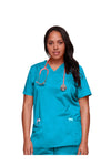 Cherokee Women's WW Revolution V-Neck Top - Turquoise