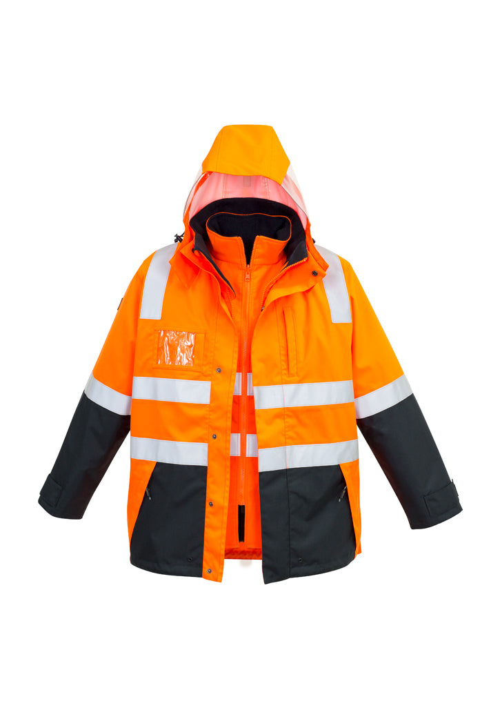 Hi-Vis 4 in 1 Waterproof Jacket