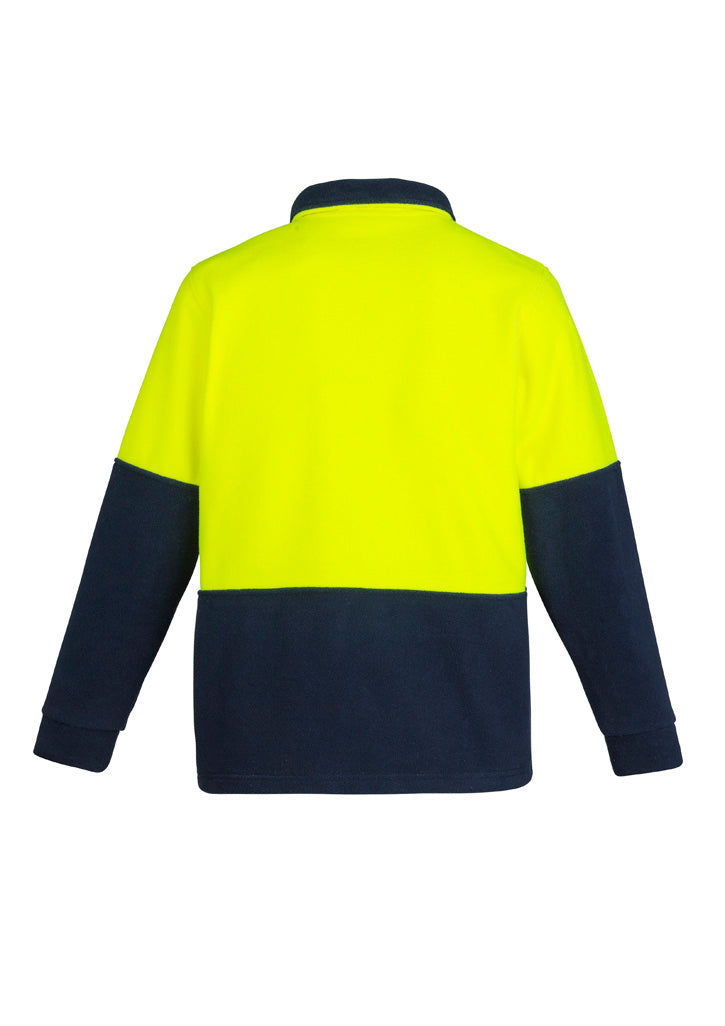 Hi Vis Half Zip Polar Fleece Jumper