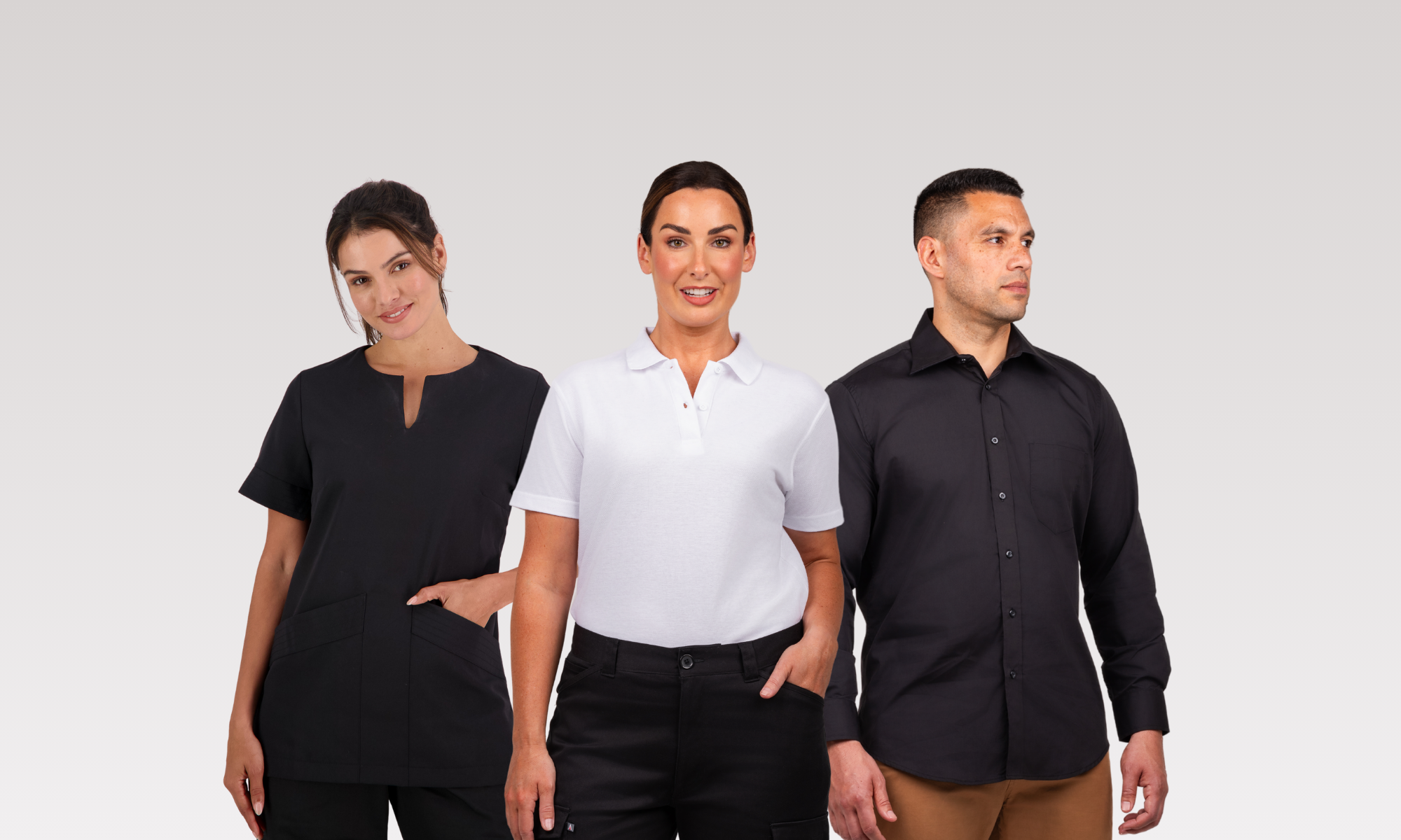 Script Top Uniform All Shirts & Tops – Arrow Uniforms NZ