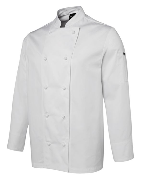 Chefs Jacket Polycotton LSL - Black