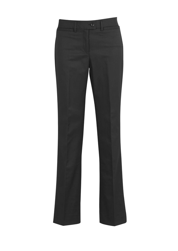 Women's Casual Straight Trousers High Waist Button Work Pants With Pocket |  Fruugo NZ