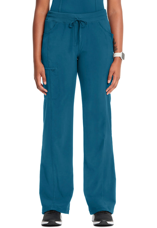 Cherokee Women's Infinity Drawstring Pant - Caribbean Blue