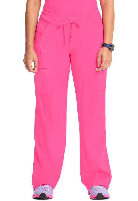 Cherokee Women's Infinity Drawstring Pant - Pink
