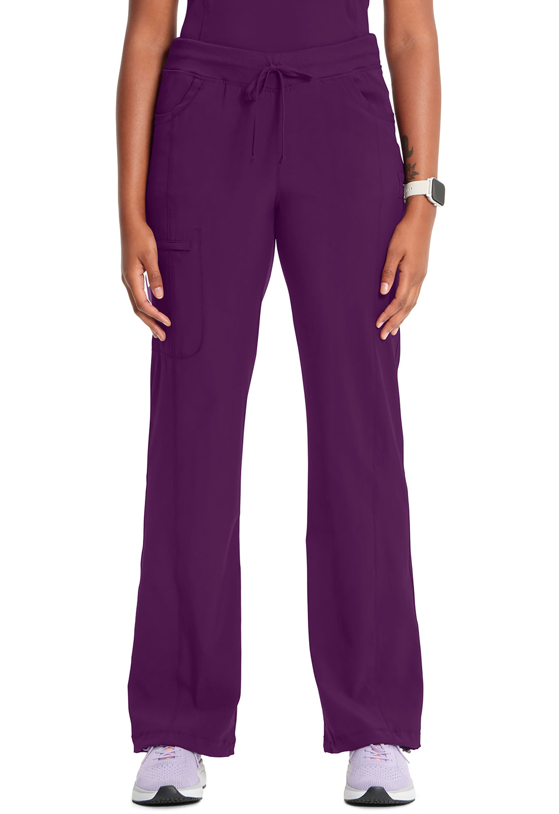 Cherokee Women's Infinity Drawstring Pant - Eggplant