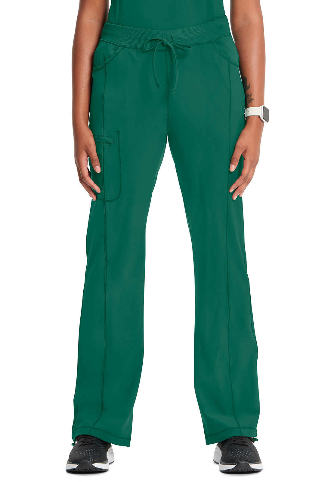 Cherokee Women's Infinity Drawstring Pant - Hunter Green