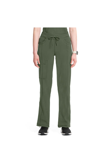 Cherokee Women's Infinity Drawstring Pant - Olive