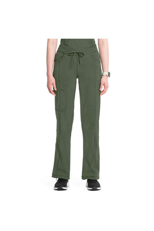 Cherokee Women's Infinity Drawstring Pant - Olive