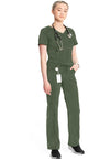 Cherokee Women's Infinity Drawstring Pant - Olive