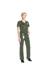 Cherokee Women's Infinity Drawstring Pant - Olive