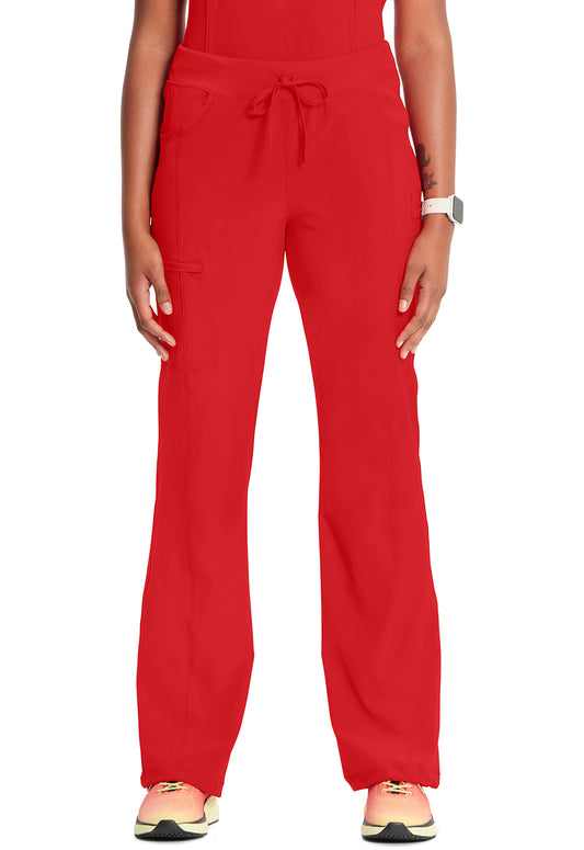 Cherokee Women's Infinity Drawstring Pant - Red