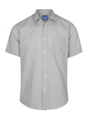 Mens Puppytooth Short Sleeve Shirt