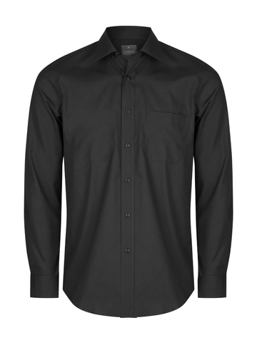 Mens Poplin Long Sleeve Shirt