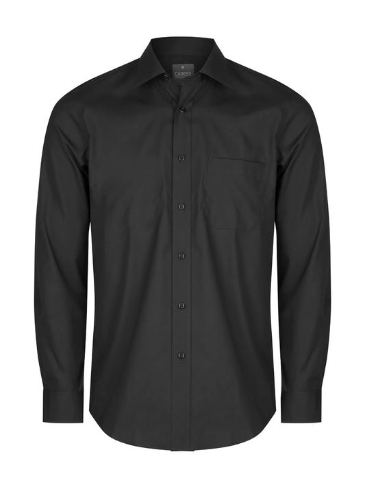 Mens Poplin Long Sleeve Shirt
