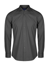 Mens Slim Poplin Long Sleeve Shirt