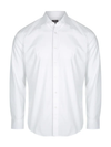 Mens Slim Poplin Long Sleeve Shirt