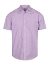 Mens Short Sleeve Gingham Shirt