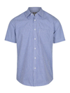 Mens Short Sleeve Gingham Shirt