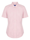 Womens Short Sleeve Gingham Shirt