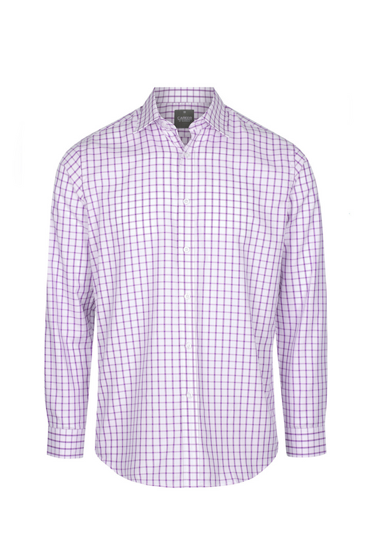 Mens Oxford Check Long Sleeve Shirt