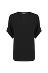 Reese V Neck Top - Black
