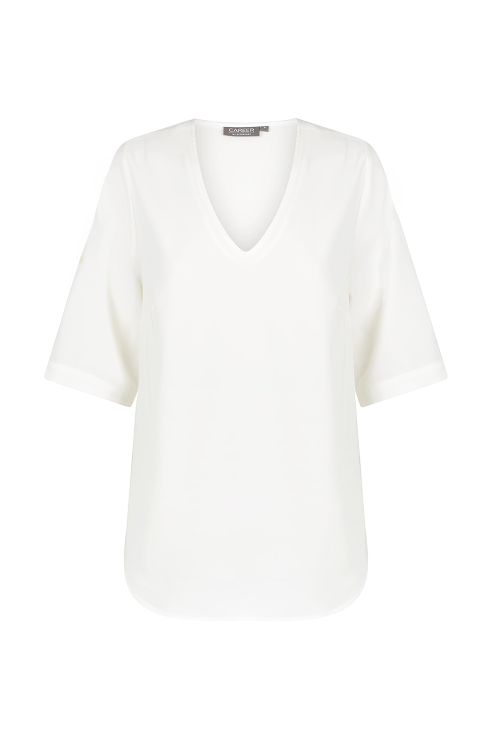 Reese V Neck Top - Ivory