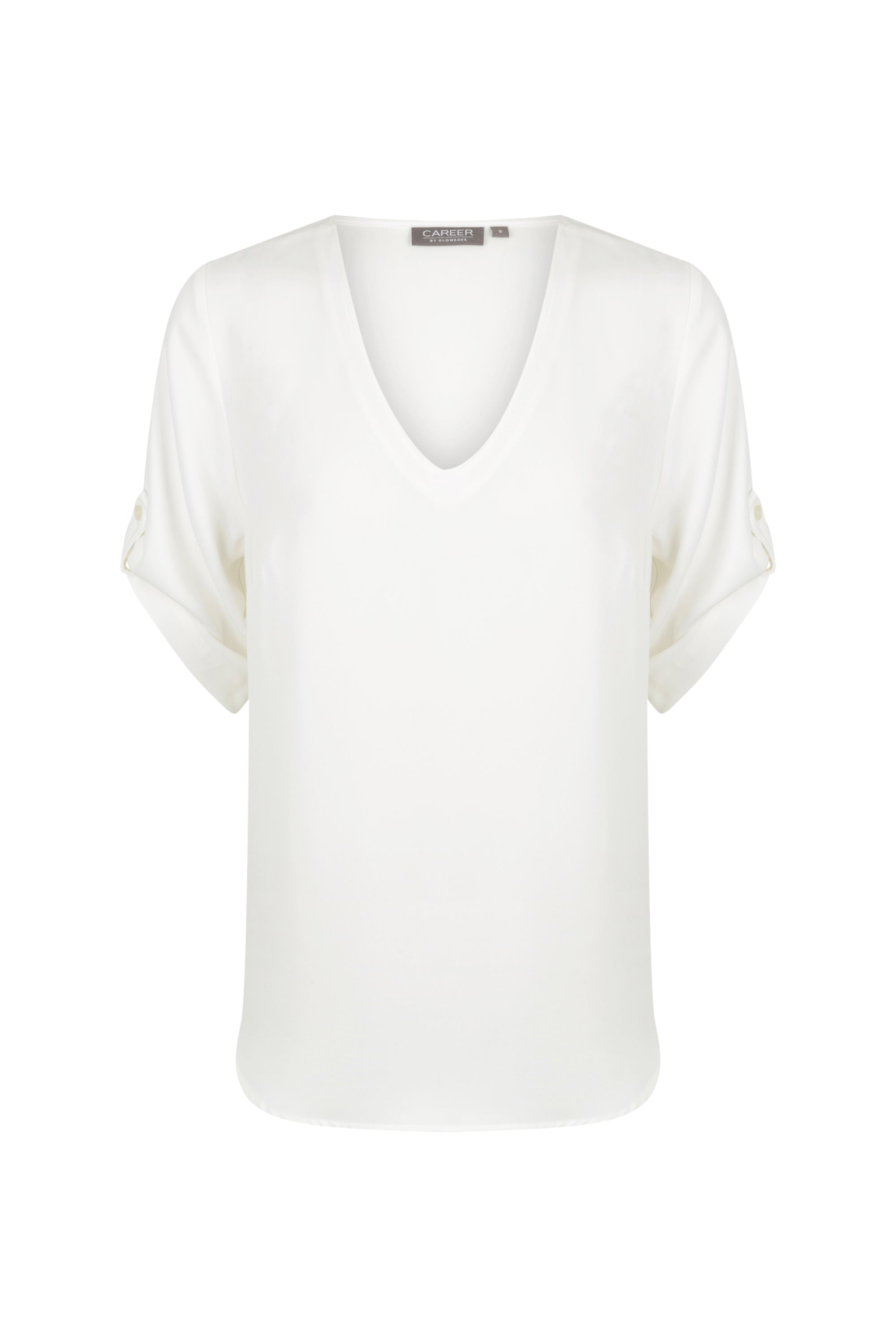 Reese V Neck Top - Ivory