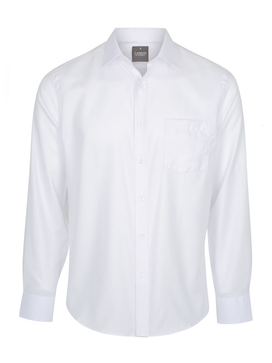 Mens Ultimate White Long Sleeve Shirt