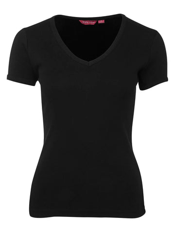 Women's Slim Fit V Neck Tee