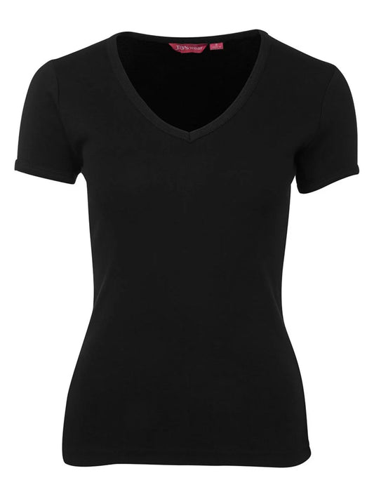 Women's Slim Fit V Neck Tee
