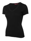 Women's Slim Fit V Neck Tee