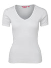 Women's Slim Fit V Neck Tee