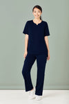 Womens Avery Tailored Fit Round Neck Scrub Top