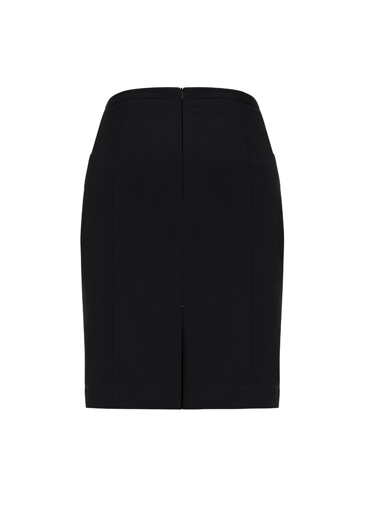 Womens Front Pleat Straight Skirt