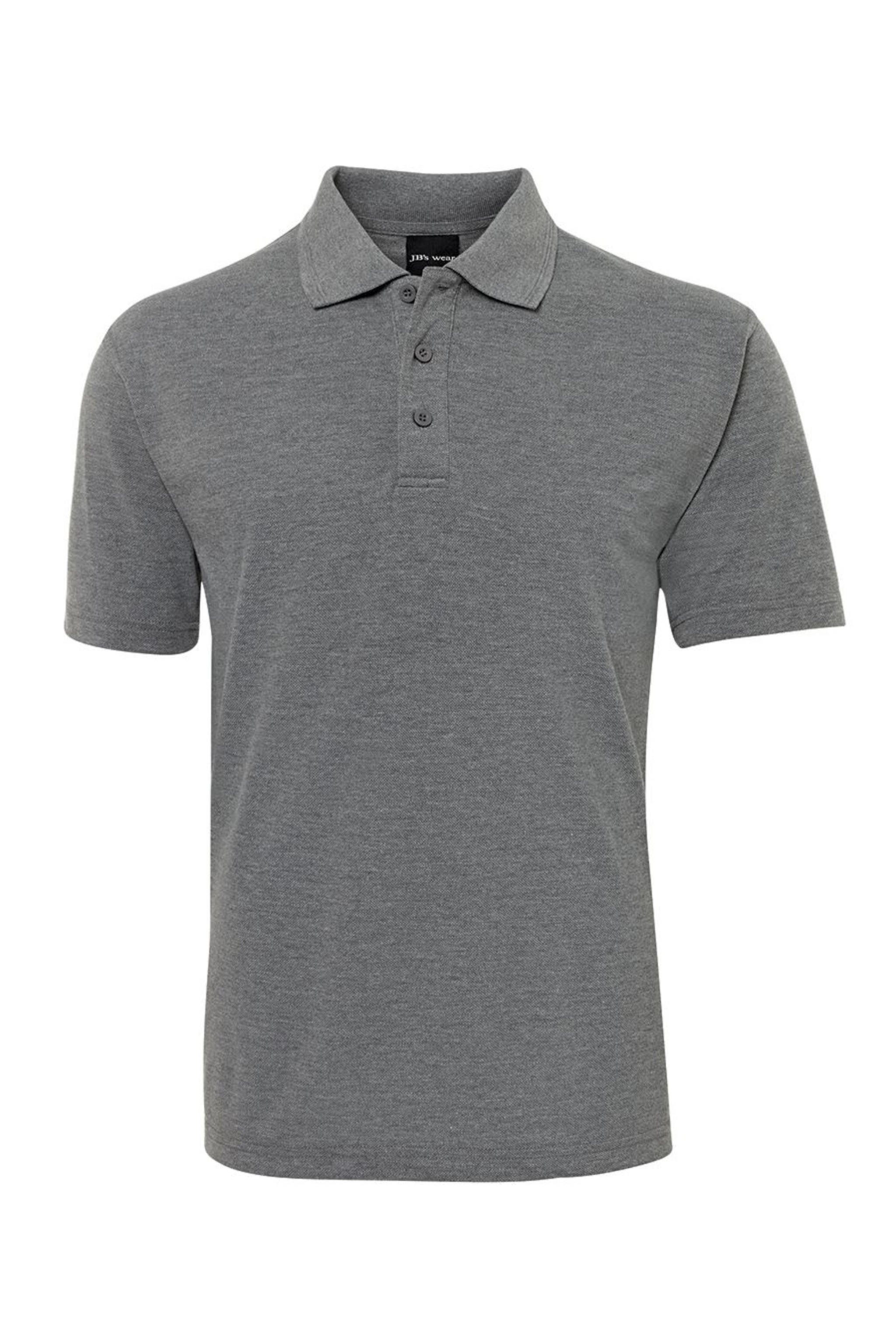 Men's Short Sleeve Polo - Grey Marle