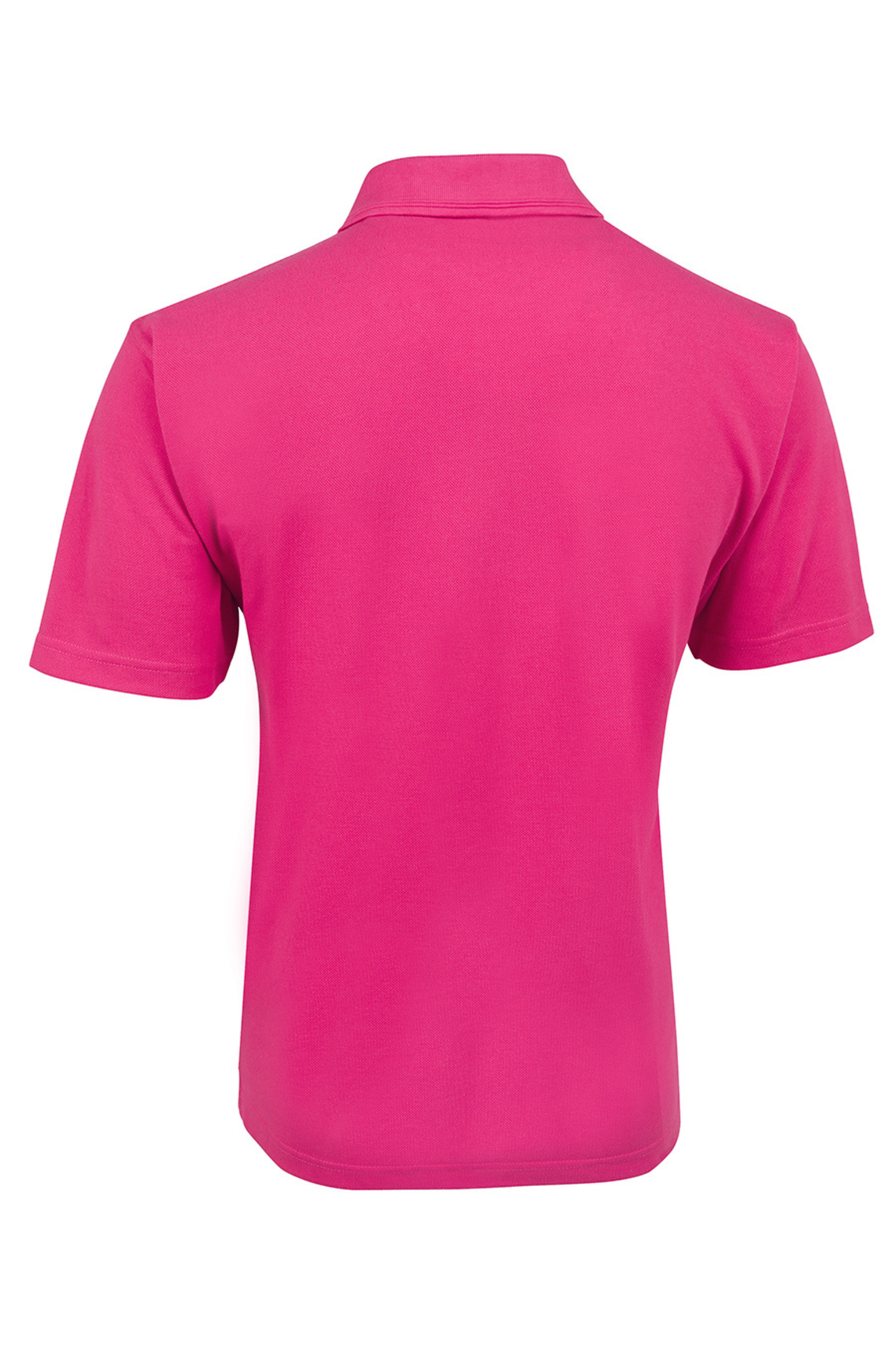 Men's Short Sleeve Polo - Hot Pink