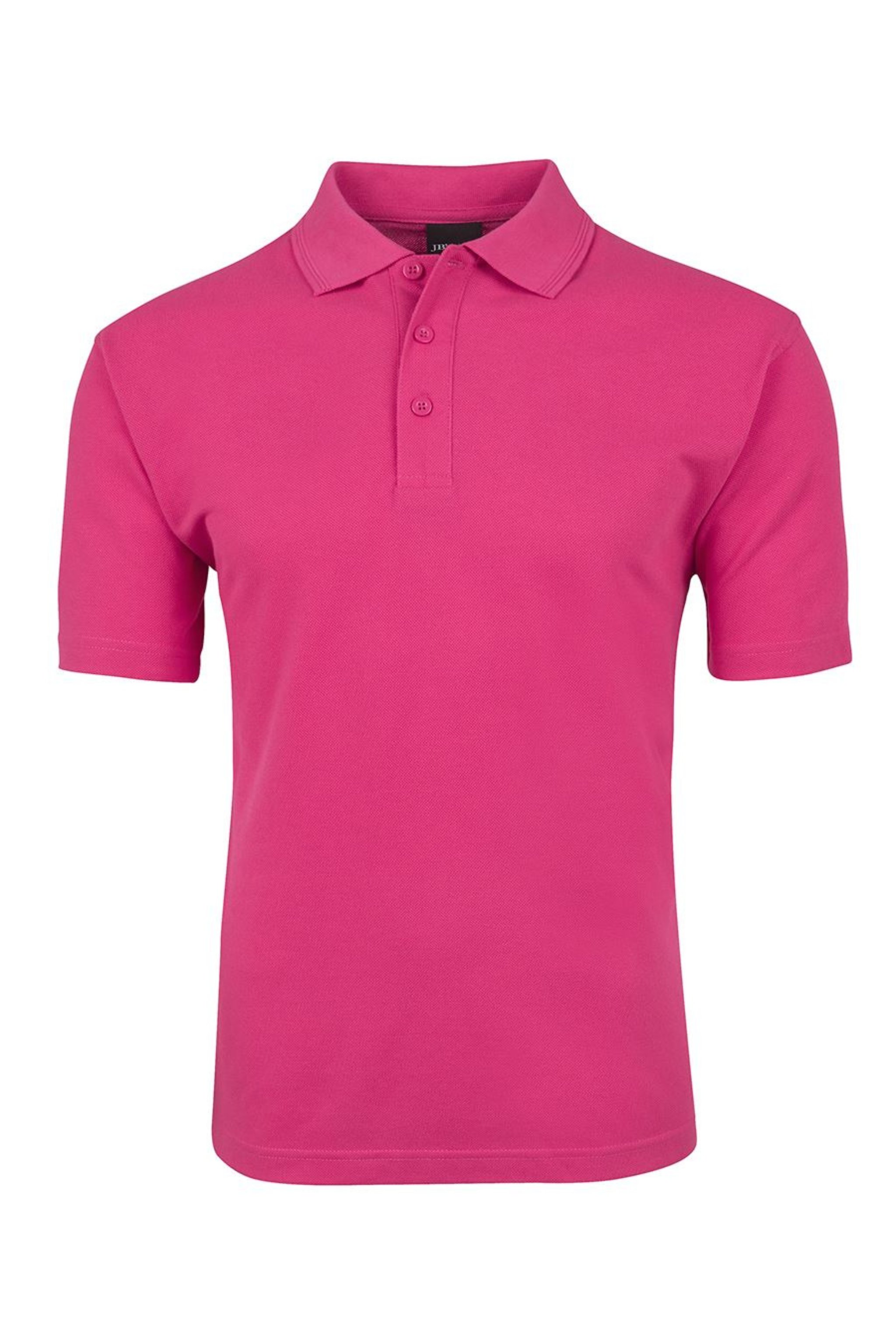 Men's Short Sleeve Polo - Hot Pink