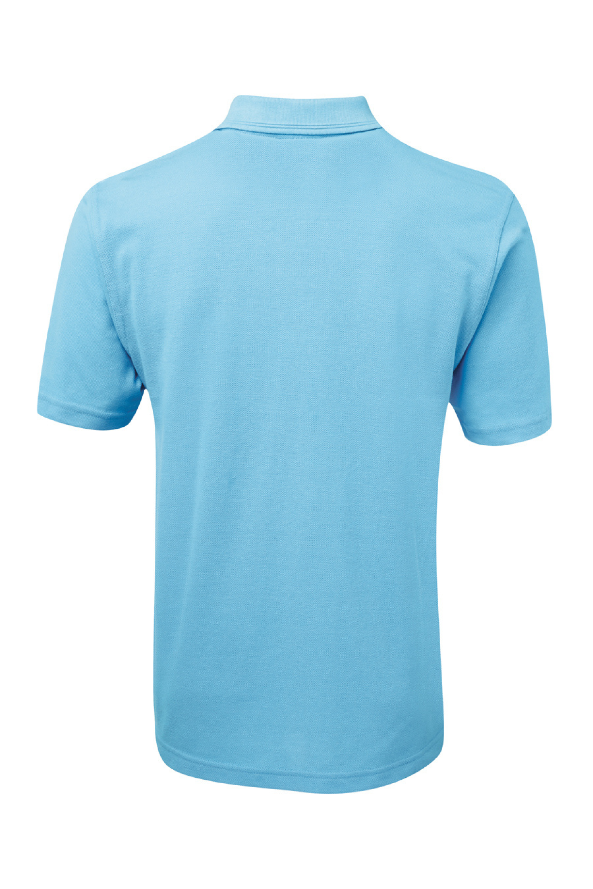 Men's Short Sleeve Polo - Light Blue