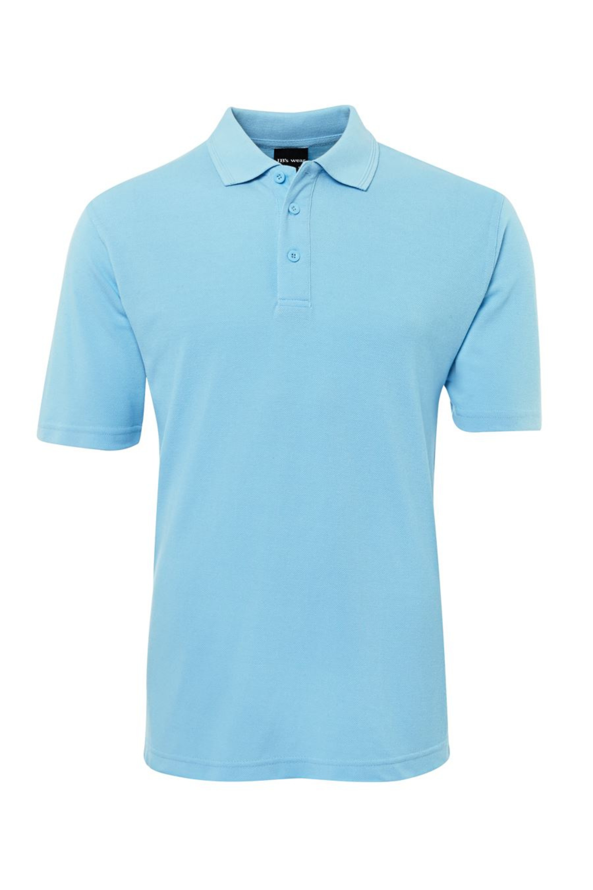 Men's Short Sleeve Polo - Light Blue