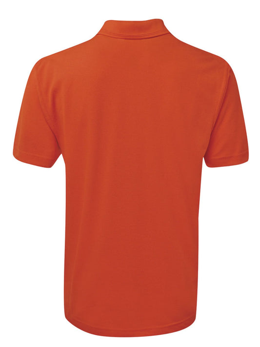 Men's Short Sleeve Polo - Orange