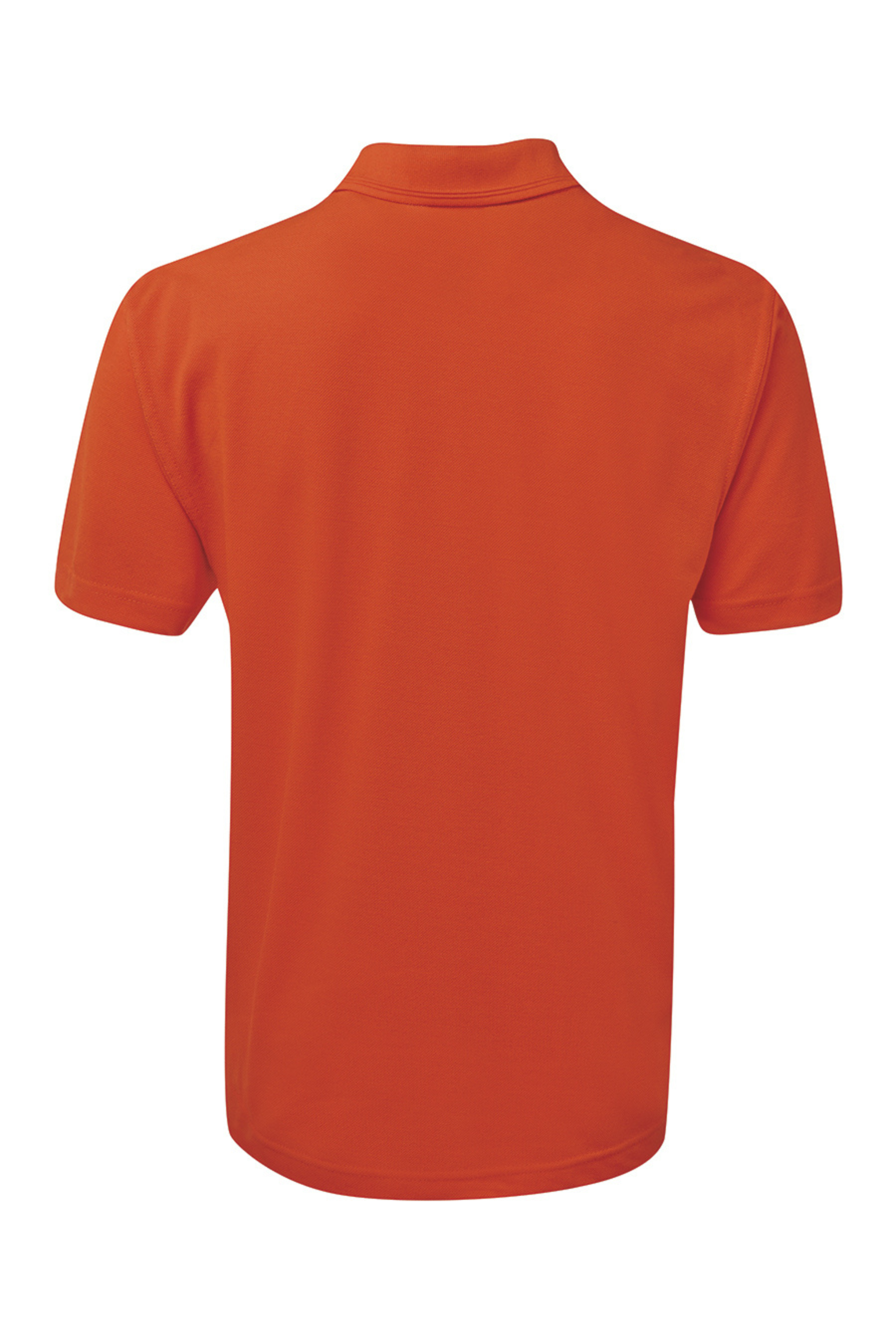 Men's Short Sleeve Polo - Orange